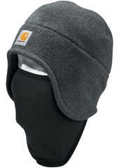 Carhartt Men's Fleece 2-in-1 Headwear, Black