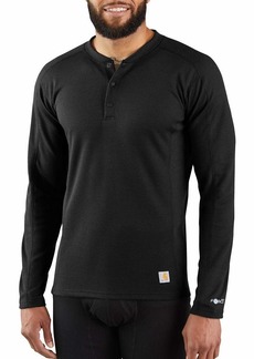 Carhartt Men's Force Midweight Classic Henley Thermal Base Layer Long Sleeve Shirt