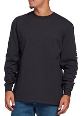 Carhartt Men's Graphic Logo Long Sleeve Shirt, Medium, Black