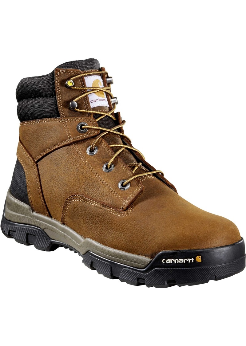 "Carhartt Men's Ground Force 6"" Waterproof Soft Toe, Size 8.5, Brown | Father's Day Gift Idea"