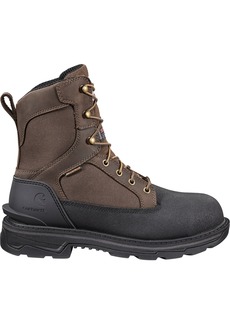 Carhartt Men's Ironwood 8” Waterproof Insulated Alloy Toe Work Boots, Brown