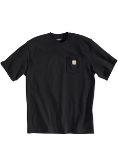 Carhartt Men's K87 Pocket T-Shirt, Large, Black