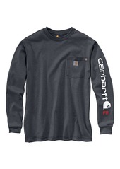 Carhartt Flame Resistant Force Original Fit Midweight Long-Sleeve Logo Graphic T-Shirt