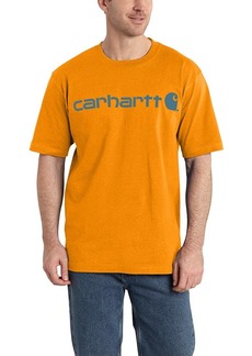 Carhartt Men's Loose Fit Heavyweight Short-Sleeve Logo Graphic T-Shirt