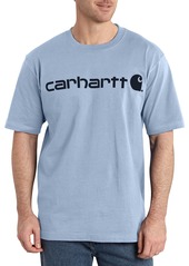 Carhartt Men's Loose Fit Heavyweight Short Sleeve Logo Graphic T-Shirt, XL, Blue | Father's Day Gift Idea