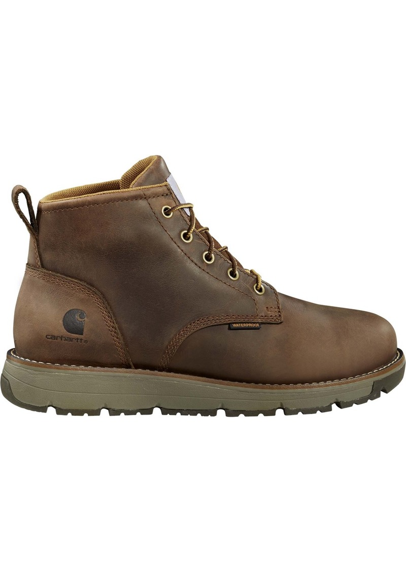 "Carhartt Men's Millbrook 5"" Waterproof Steel Toe Wedge Work Boots, Size 7, Brown | Father's Day Gift Idea"