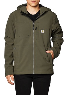 Carhartt Men's Rain Defender Relaxed Fit Midweight Softshell Hooded Jacket--2X-Large