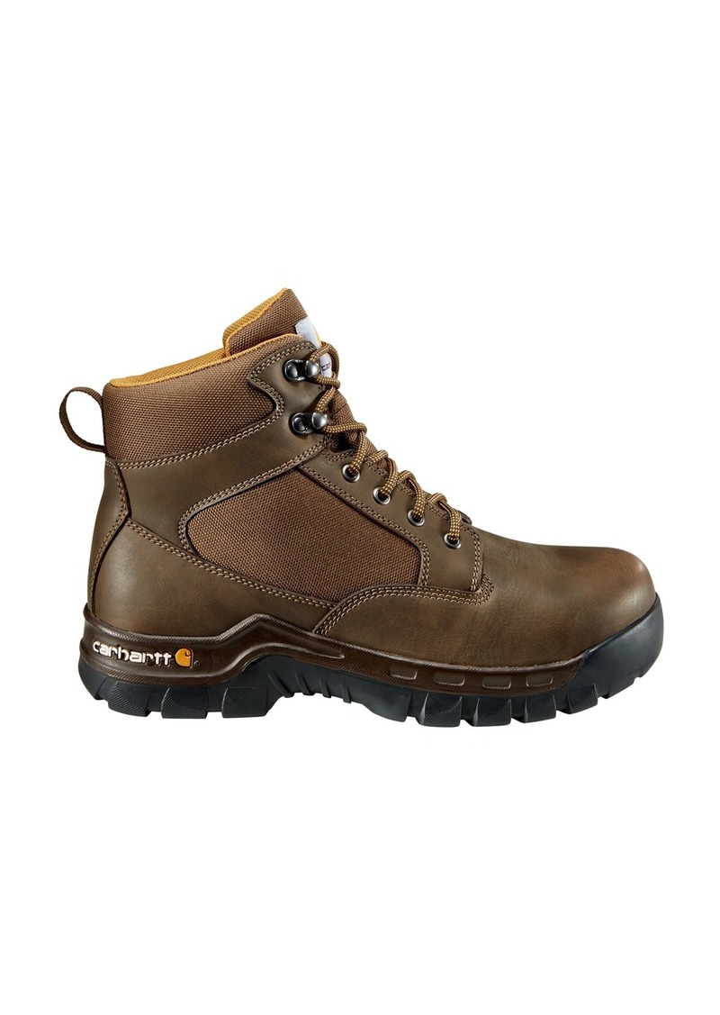 "Carhartt Men's Rugged Flex 6"" Brown Steel Toe, Size 8, Brown | Father's Day Gift Idea"