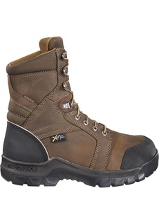 "Carhartt Men's Rugged Flex 8"" Met Guard Waterproof Composite Toe Work Boots, Brown"