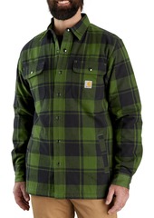 Carhartt Men's Sherpa Shirt Jacket, XXXL, Brown