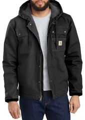 Carhartt Men's Washed Duck Barlett Jacket, Medium, Black