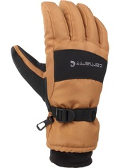 Carhartt Men's Waterproof Insulated Knit Cuff Gloves, Medium, Black | Father's Day Gift Idea