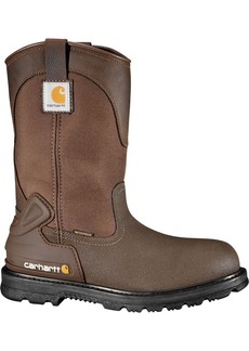 Carhartt Men's Wellington Mud Steel Toe Boots, Size 8, Brown