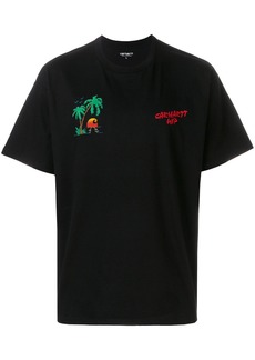 Carhartt tropical logo T-shirt - Black