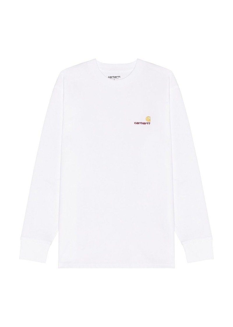 Carhartt WIP Longsleeve American Script T-Shirt