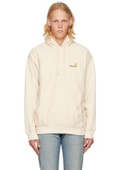 Carhartt Work In Progress Beige Script Hoodie