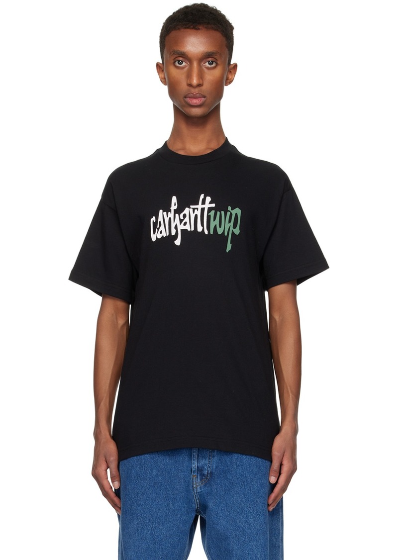 Carhartt Work In Progress Black Brush 'WIP' T-shirt