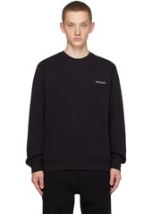 Carhartt Work In Progress Black Script Sweatshirt