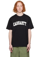 Carhartt Work In Progress Black University Script T-Shirt