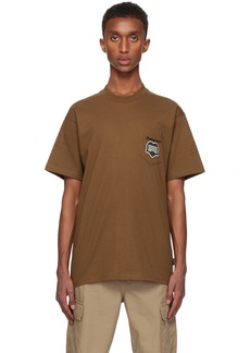 Carhartt Work In Progress Brown Heart Train Pocket T-shirt