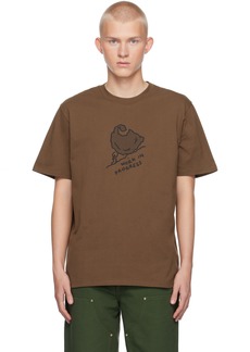 Carhartt Work In Progress Brown Move On Up T-shirt