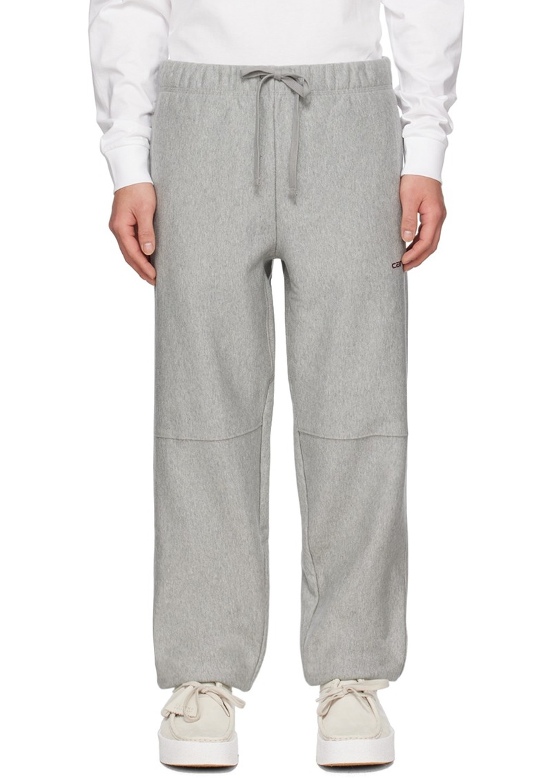 Carhartt Work In Progress Gray American Script Sweatpants