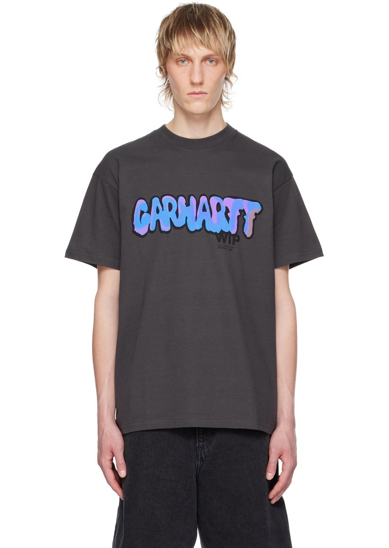 Carhartt Work In Progress Gray Drip T-Shirt