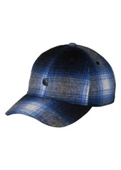 Carhartt Work In Progress Moreau Plaid Flannel Baseball Hat