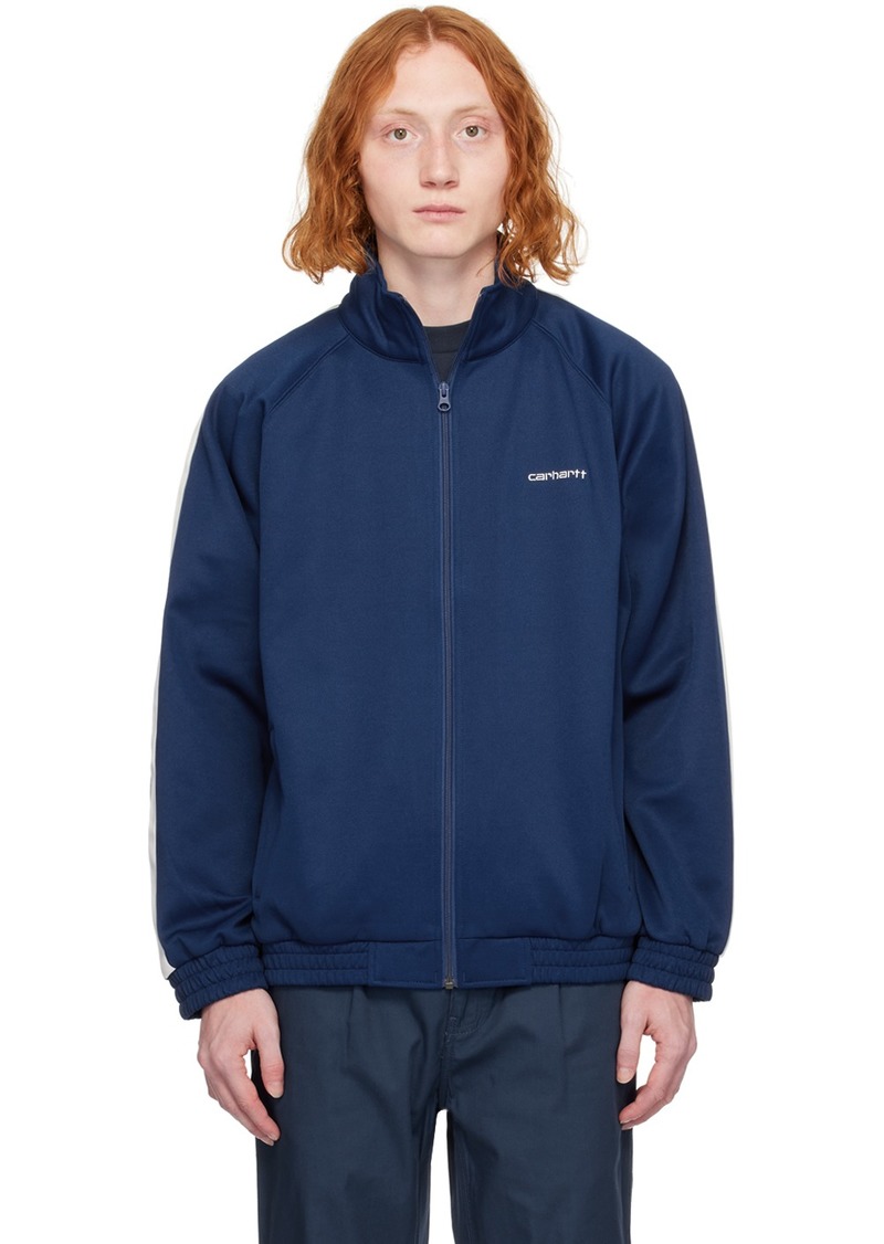 Carhartt Work In Progress Navy Benchill Track Jacket