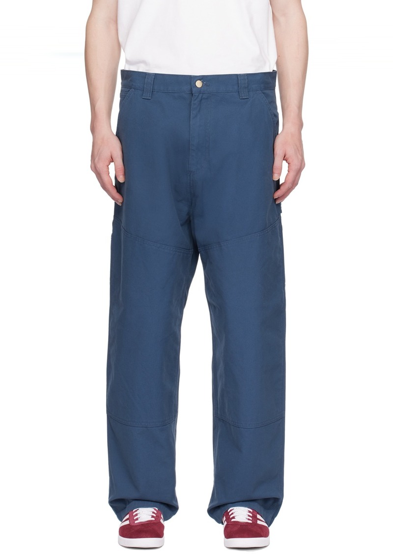 Carhartt Work In Progress Navy Wide Panel Trousers