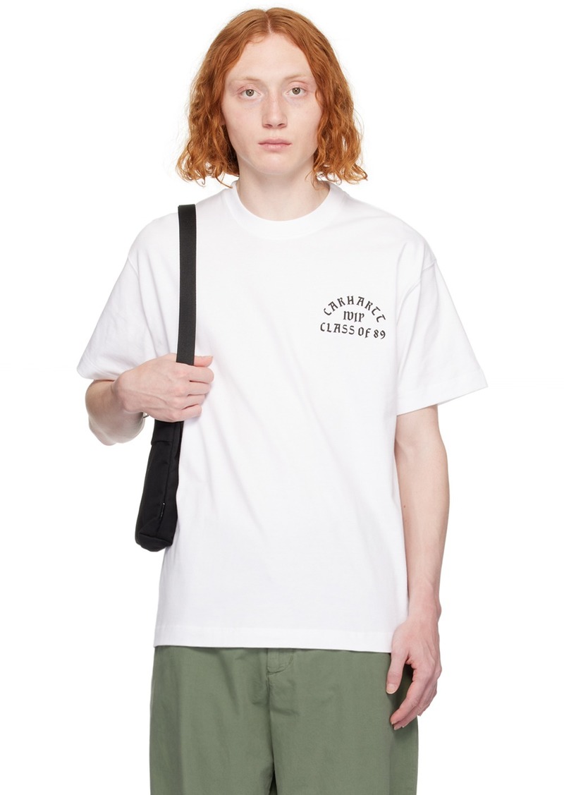 Carhartt Work In Progress White 'Class of 89' T-Shirt