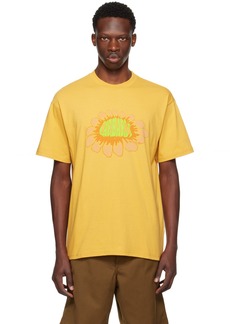 Carhartt Work In Progress Yellow Pixel Flower T-Shirt