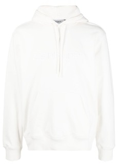 Carhartt embroidered-logo cotton hoodie