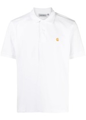Carhartt embroidered-logo cotton polo shirt