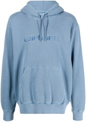 Carhartt embroidered-logo hoodie