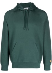 Carhartt logo-embroidered long-sleeved hoodie