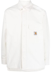 Carhartt logo-patch cotton shirt