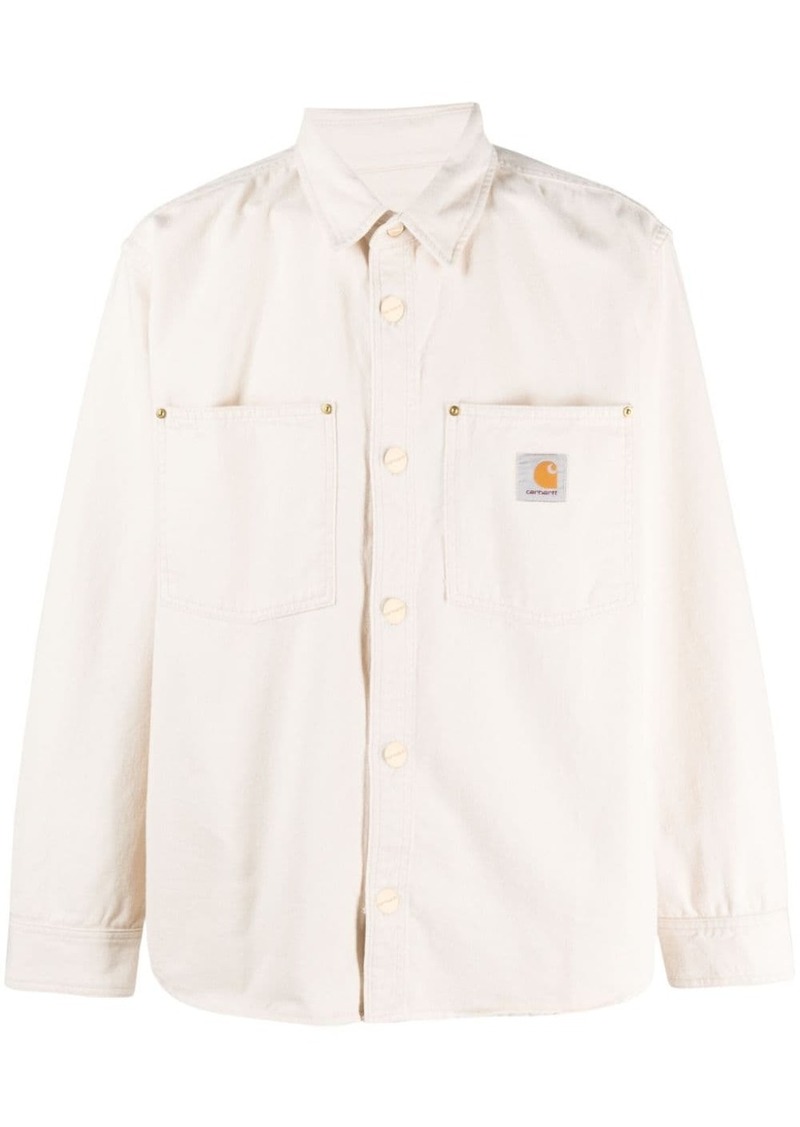 Carhartt logo-patch cotton shirt