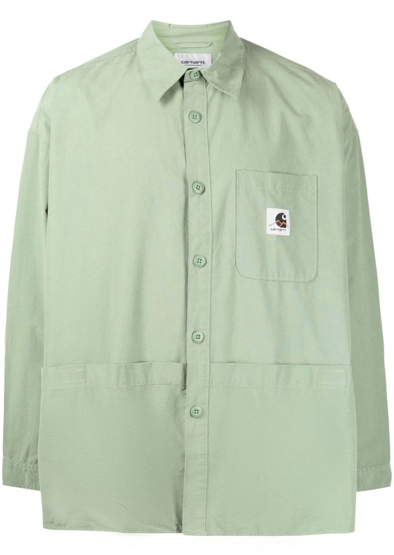 Carhartt logo-patch long-sleeve shirt