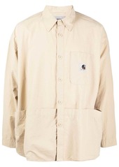 Carhartt logo-patch long-sleeve shirt