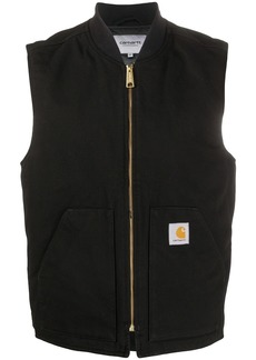 Carhartt logo patch zipped vest