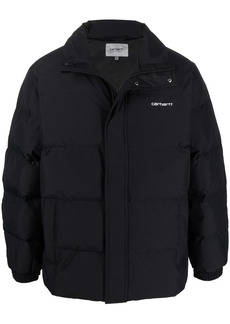 Carhartt logo-print feather-down padded jacket