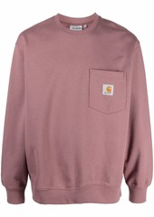 Carhartt pocket logo-patch sweatshirt