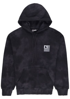 Carhartt tie-dye logo-print hoodie