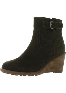 Carlos by Carlos Santana Trace Womens Suede Wedge Ankle Boots