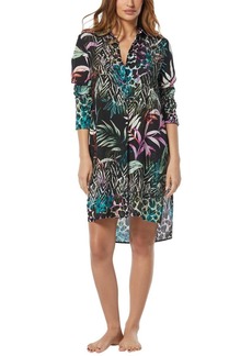 Carmen Marc Valvo Tie-Front Shirt