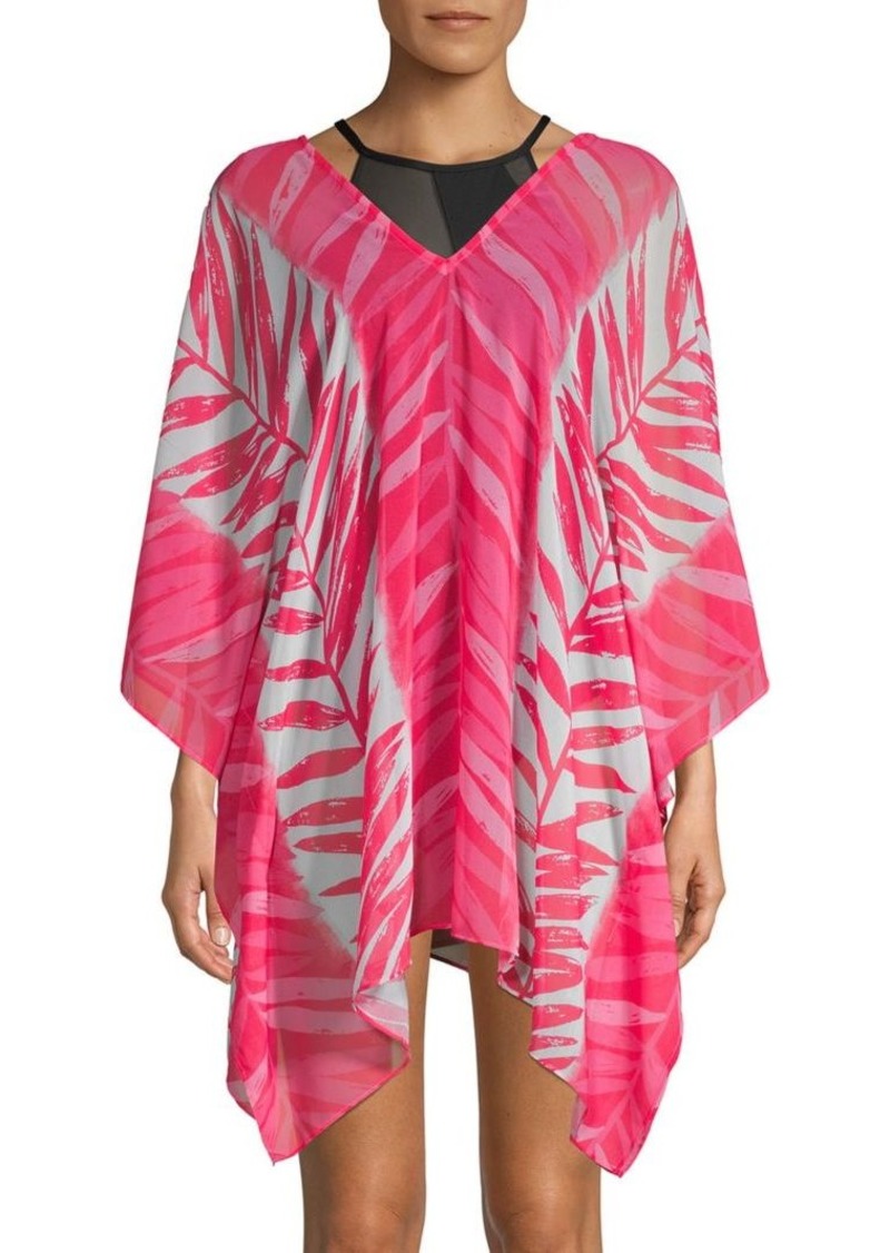 Graphic Caftan Cover-Up