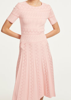 Carolina Herrera - Embroidered Midi Dress - Pink - XL - Moda Operandi