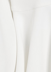 Carolina Herrera - Fluted crepe top - White - US 16