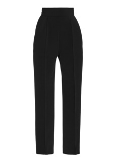 Carolina Herrera - High-Waisted Slim Pants - Black - US 10 - Moda Operandi